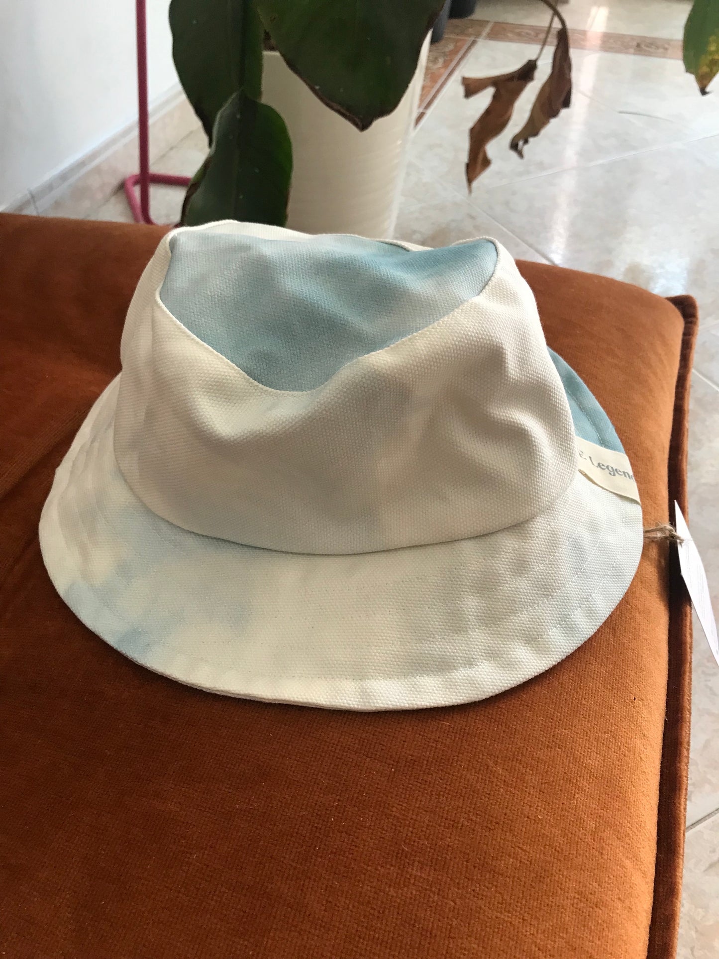 New hat light blue tie dye