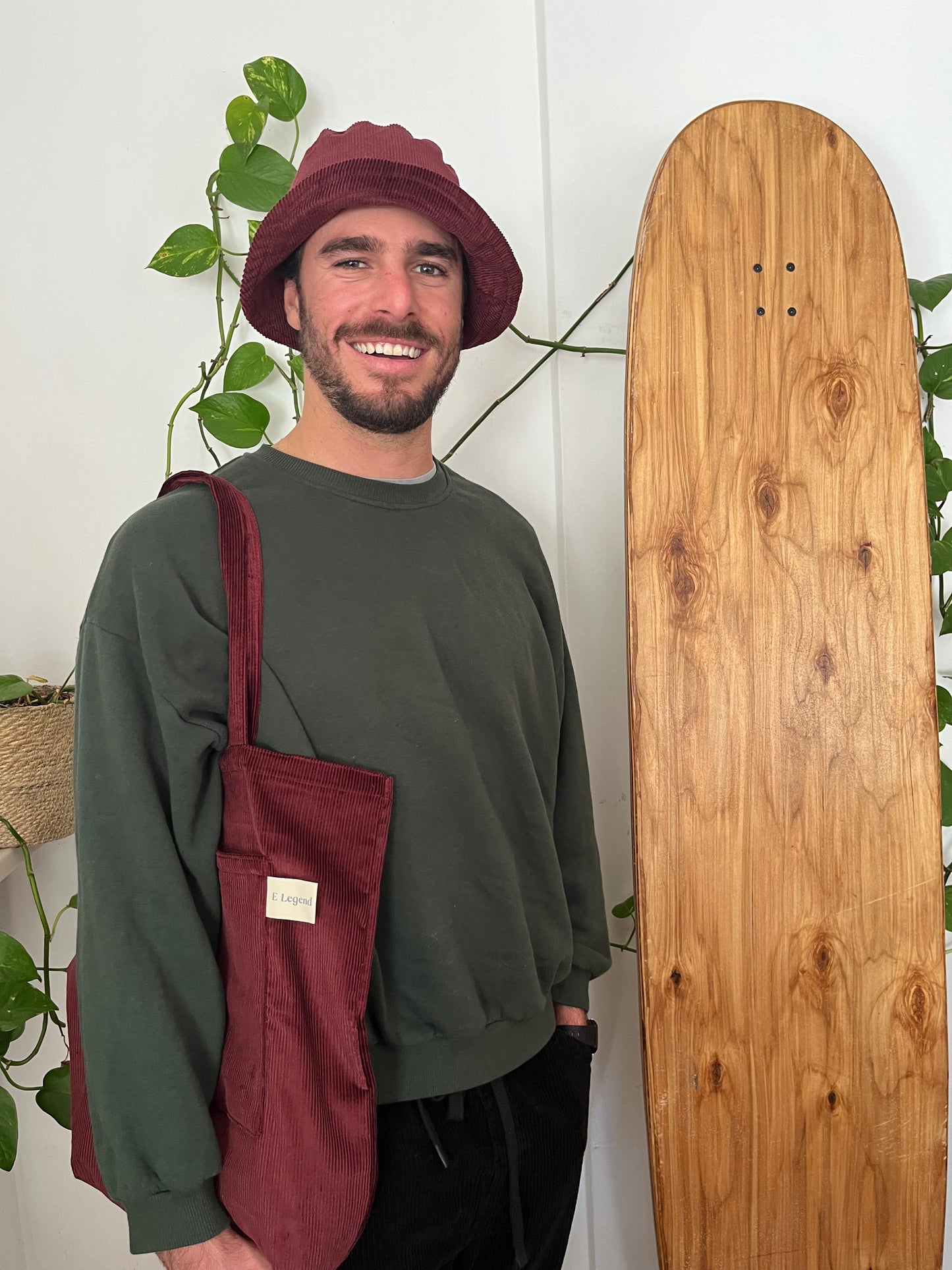 Tote bag Bordeaux Corduroy