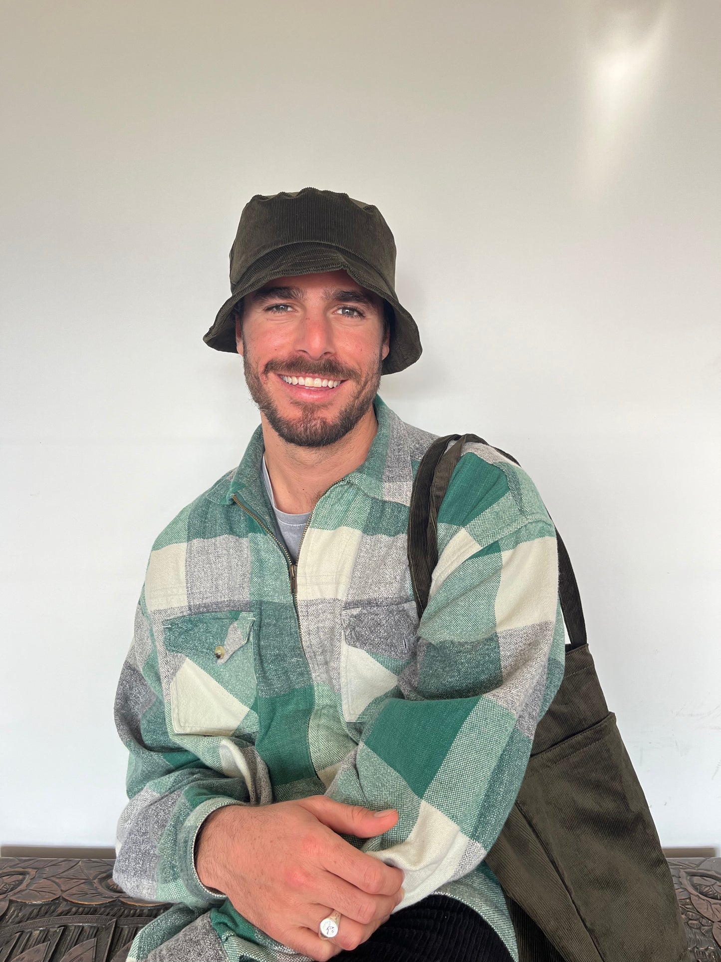 Bucket Hat Olive Green