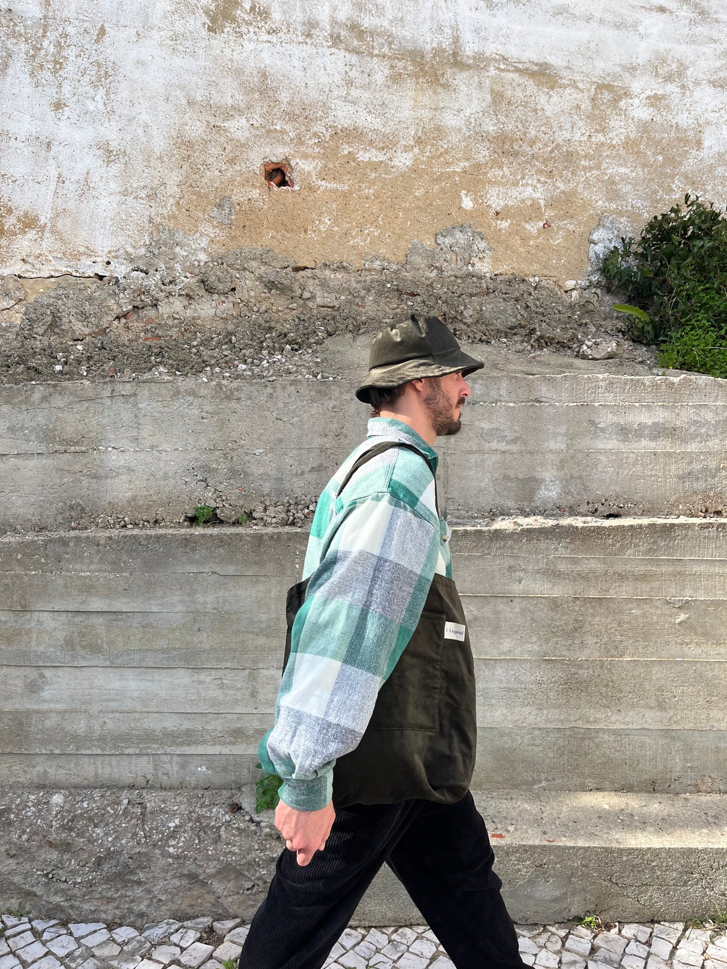 Bucket Hat Olive Green