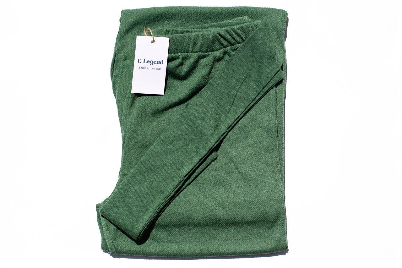 PANTS & SCARF GREEN LEAF