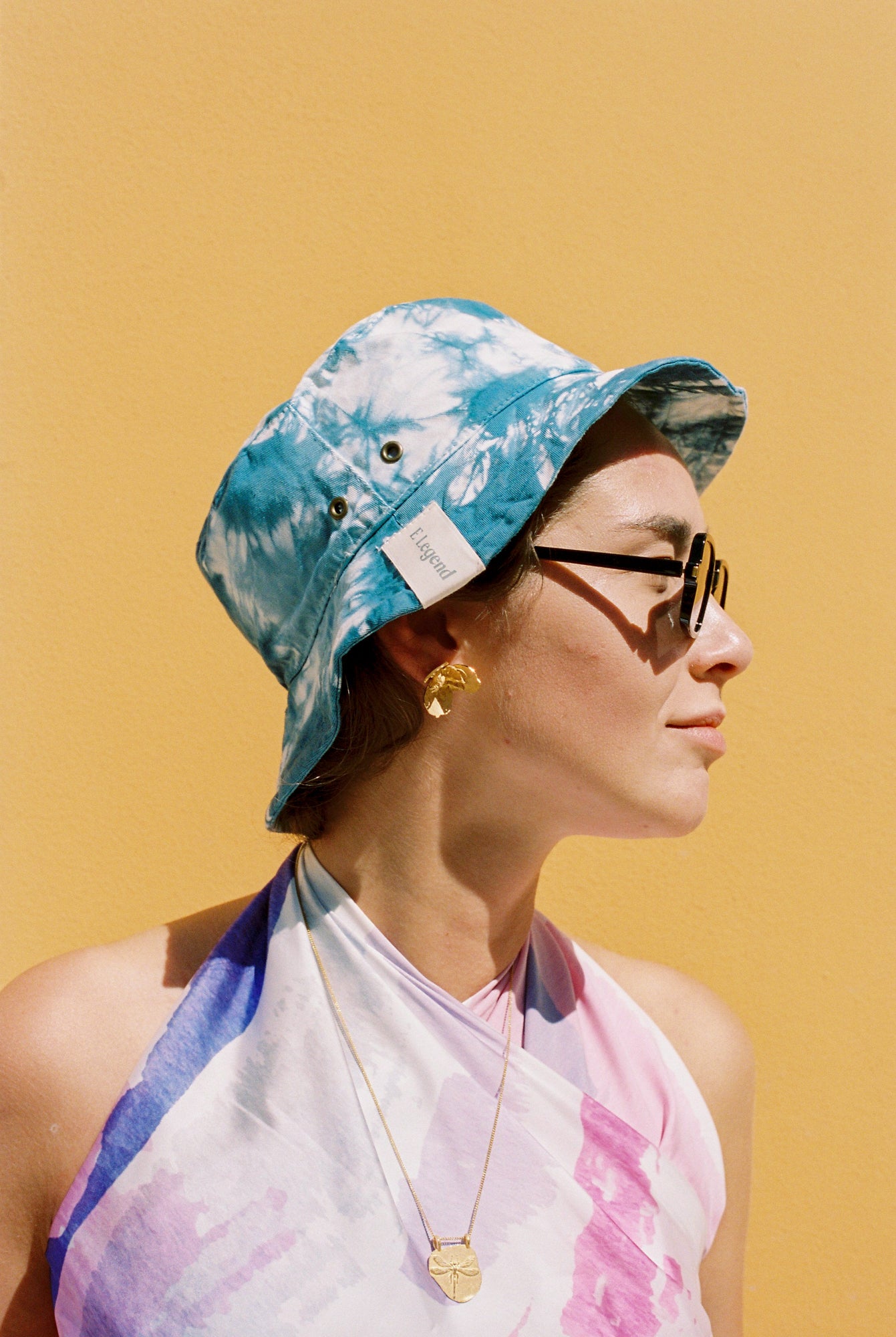 Blue Tie Dye Hat