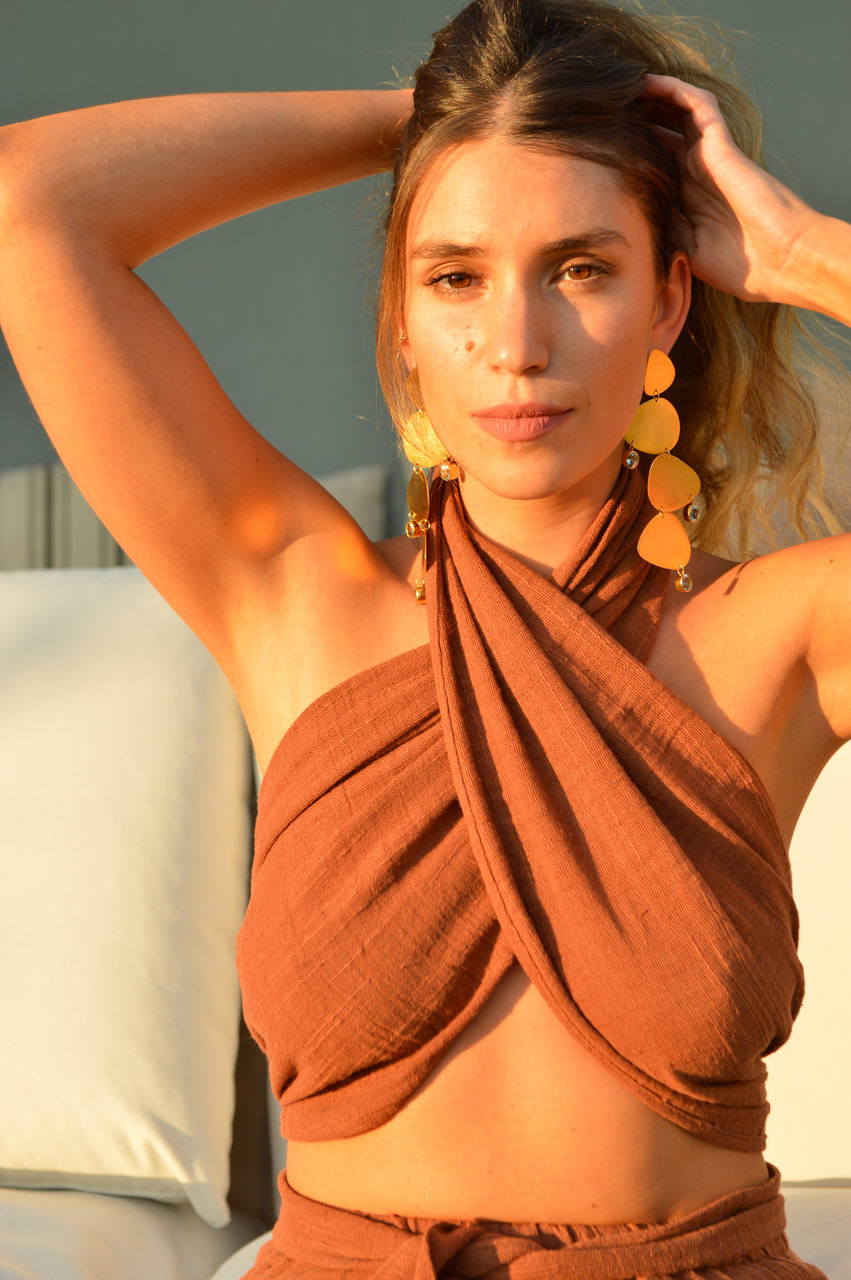 PANTS & SCARF EARTH