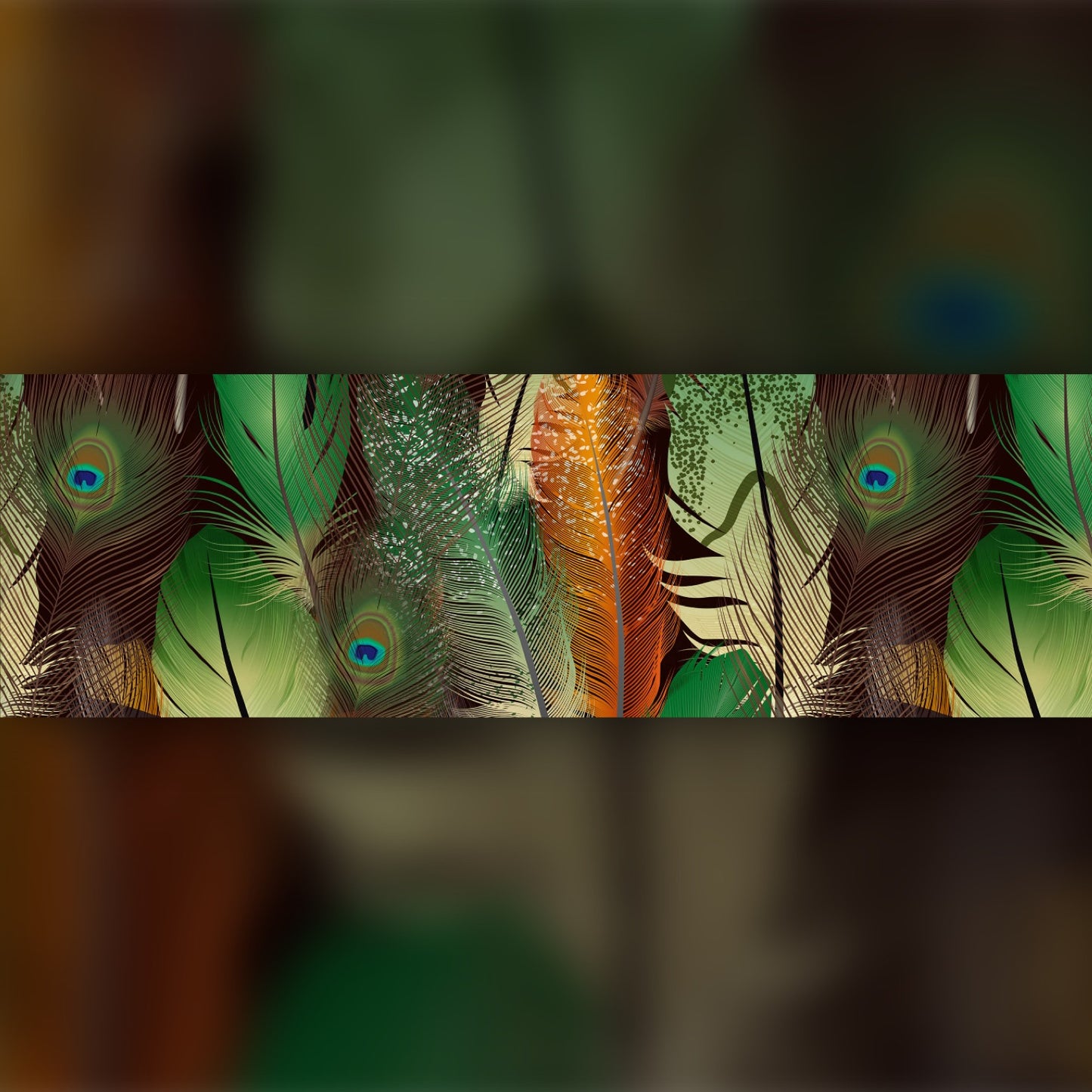 Acessory Scarf Peacock Eye