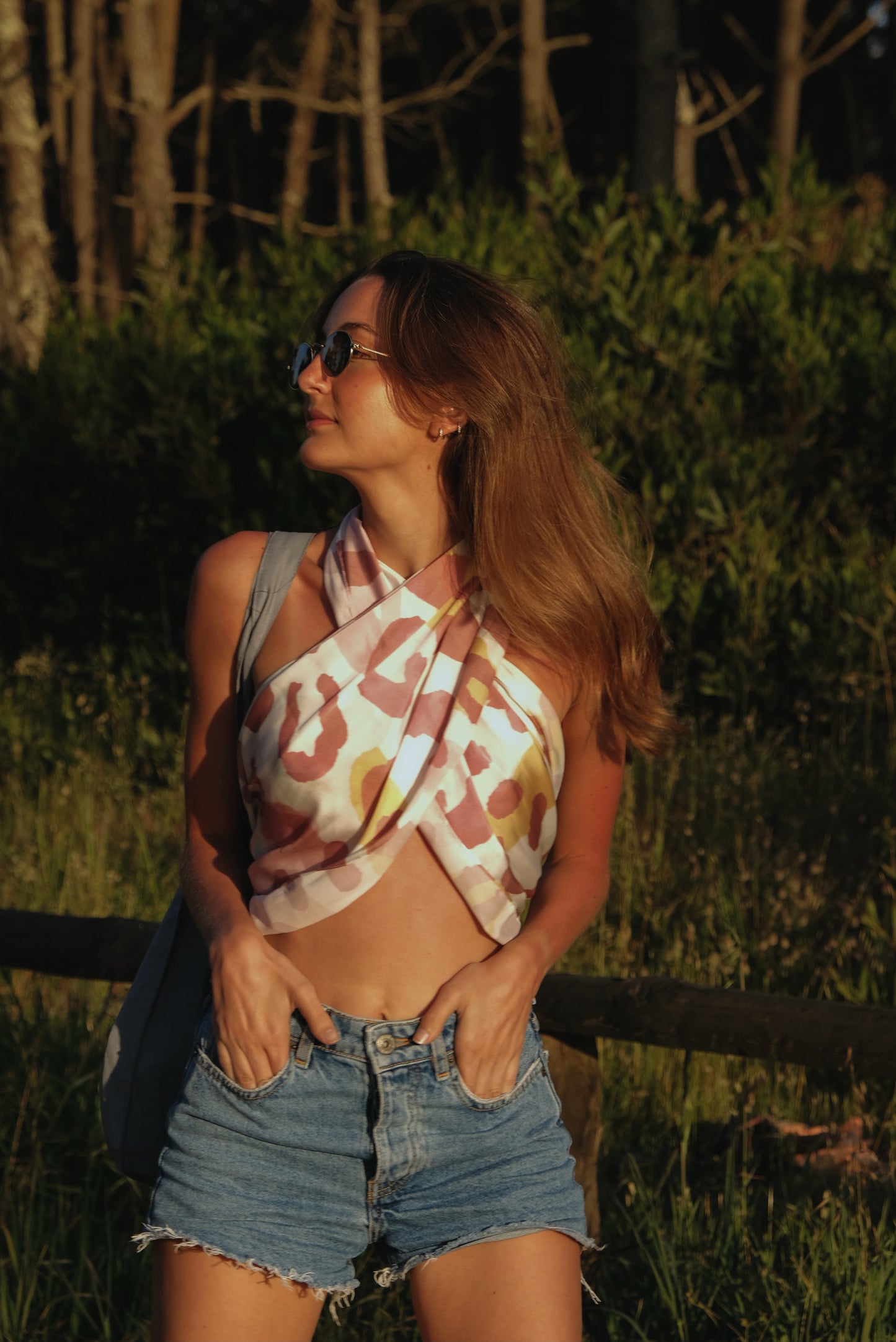Long Vintage Animal Print