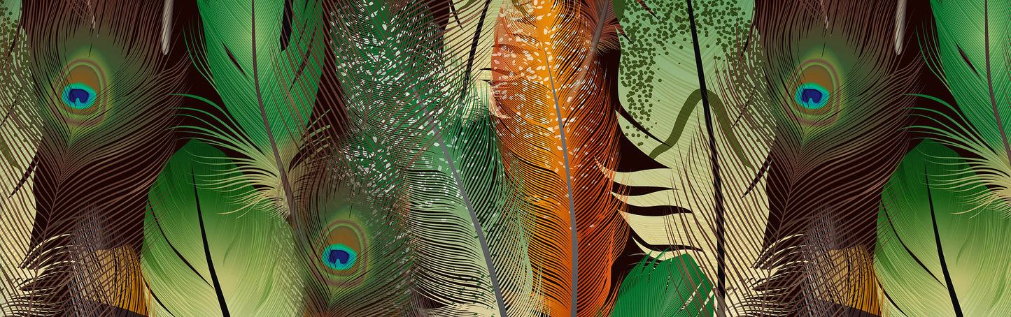 Long Scarf Peacock Eye