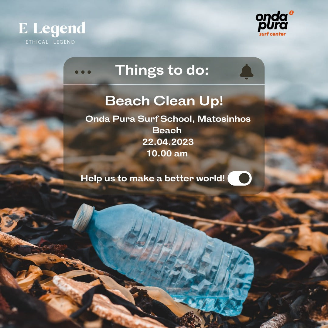 Ethical Legend e Onda Pura juntam-se em Acção de Limpeza de Praia: “UM MAR DE VIDA”