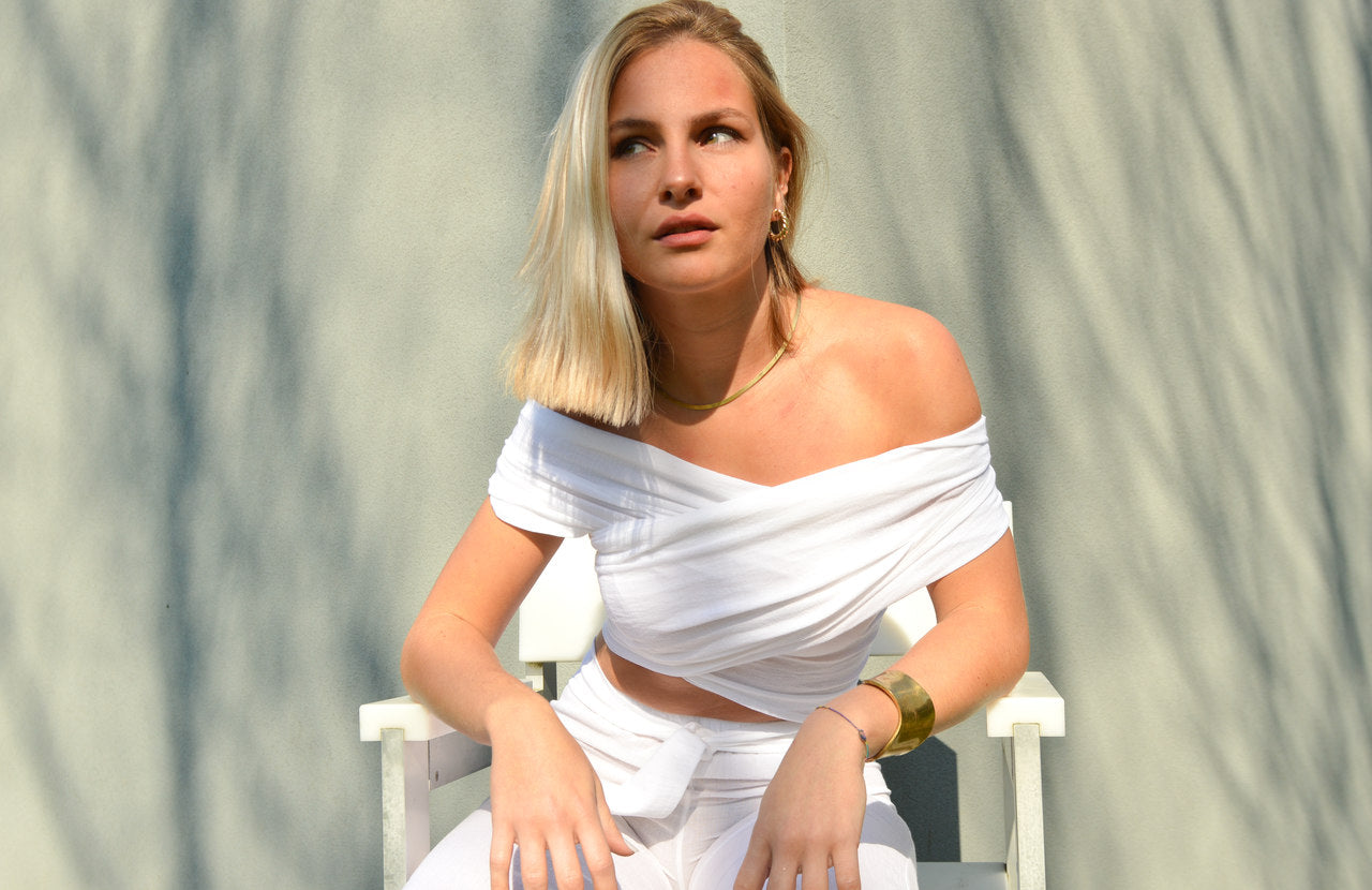 "White Quartzo" Scarf