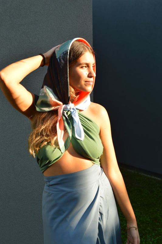 "The Sea" Long skirt