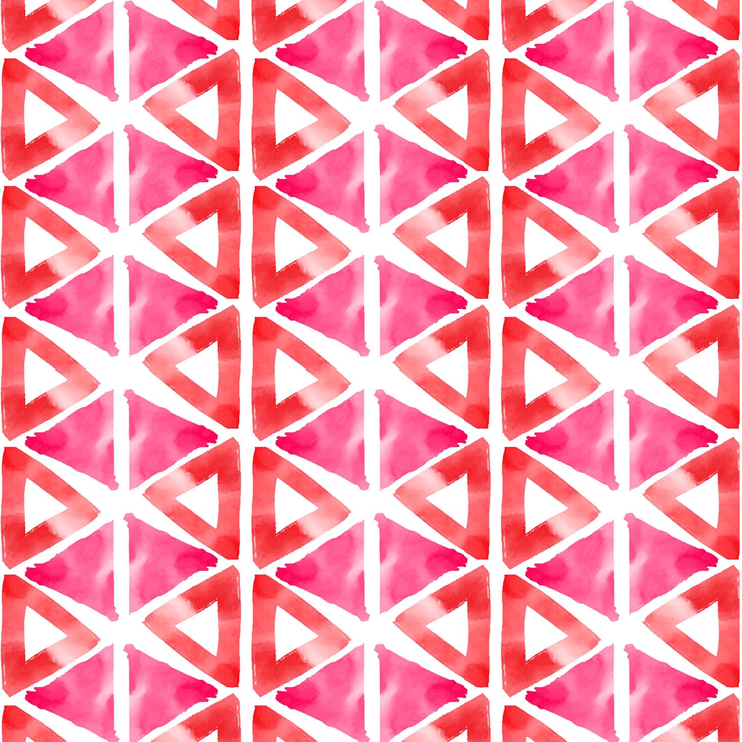 Square Red Pink Triangles 90x90